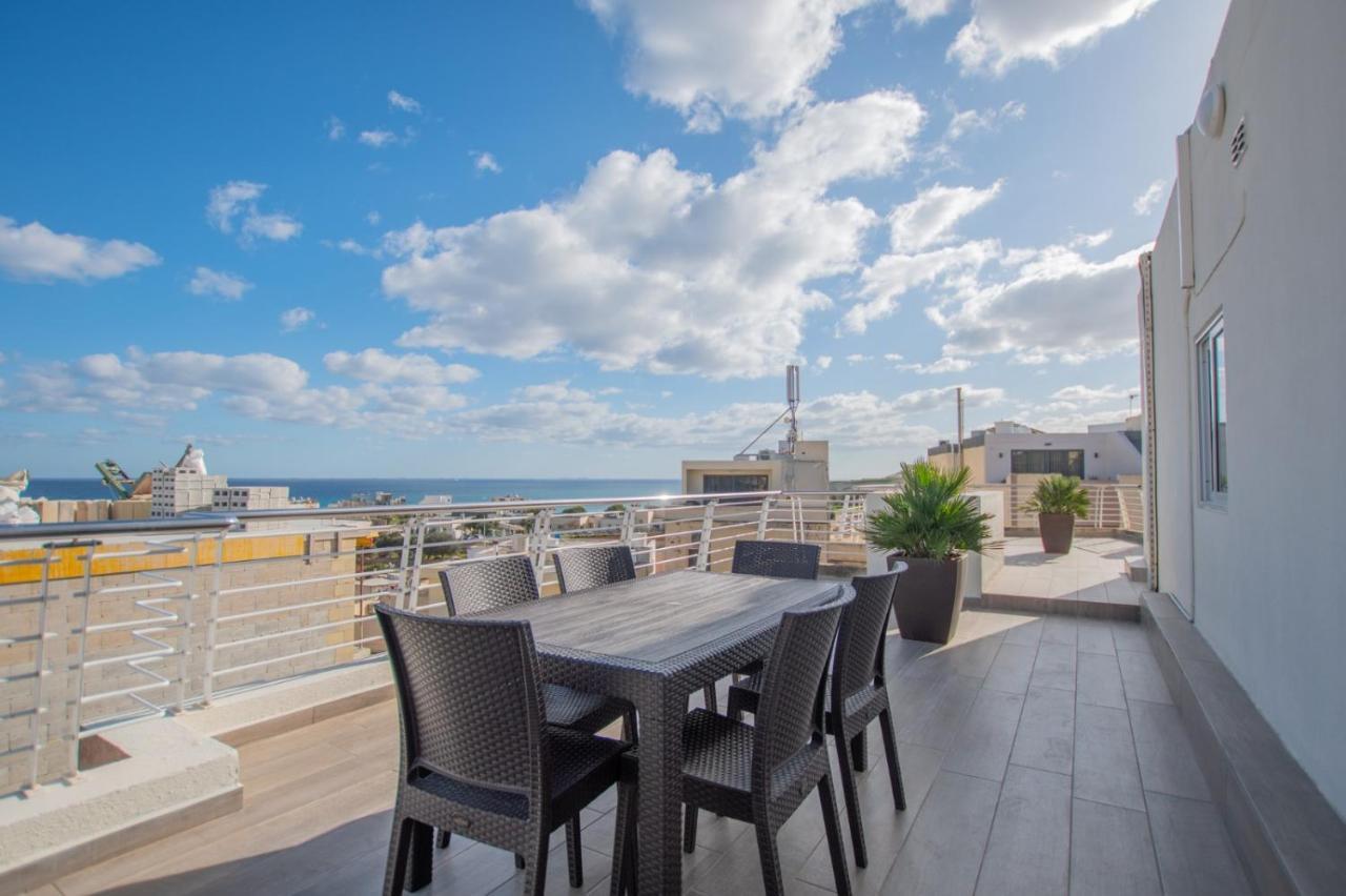 Kernice Penthouse With Sea And Country Views Of Xghajra Buitenkant foto